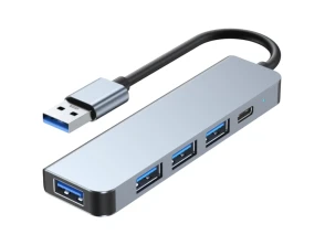 Comprar Houve USB Prata 5 em 1 BYL-2301U USB Tipo C+USB 3.0 Houve USB Prata 5 em 1 BYL-2301U USB Tipo C+USB 3.0