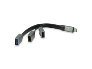 Comprar HUB USB-C Conceptronic HUBBIES - 1 Porto USB 3.0 + 2 Portos USB 2.0 - Cor Gris HUB USB-C Conceptronic HUBBIES - 1 Porto USB 3.0 + 2 Portos USB 2.0 - Cor Gris