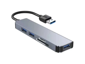 Comprar Houve USB 5 em 1 BYL-2103U Prata - USB/USB 3.0+2.0+Cartão SD+microSD Houve USB 5 em 1 BYL-2103U Prata - USB/USB 3.0+2.0+Cartão SD+microSD