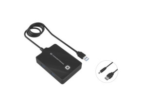 HUB CONCEPTRONIC USB3.0 HUBBIES11B 4 Portos e Cabo de 90cm