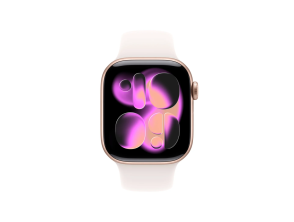 APPLE WATCH SERIES 11 CAJA ORO ROSA GPS 42mm CORREA ROSA M/L - L)