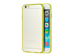 Capa TPU amarelo transparente para iPhone 6  4.7"