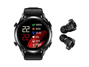 Comprar Smartwatch JM03 Preto Correa Silicona Auriculares TWS Smartwatch JM03 Preto Correa Silicona Auriculares TWS