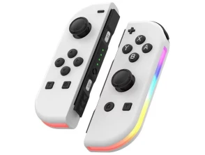 Comprar Mando J-C Set Izq/Dcha Branco com RGB - Controlador para jogos em branco com luzes RGB Mando J-C Set Izq/Dcha Branco com RGB - Controlador para jogos em branco com luzes RGB