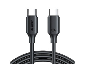 Comprar Joyroom Cabo USB‐C a USB-C 60 W Carrega rápido 1 m, Preto Joyroom Cabo USB‐C a USB-C 60 W Carrega rápido 1 m, Preto
