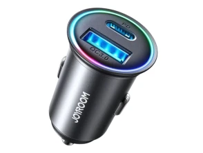 Carregador de carro Joyroom JR-CCN04 60W USB-A e USB Tipo C