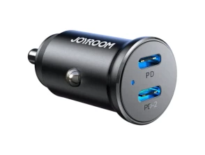 Comprar Carregador de carro Joyroom JR-CCN06 Dual USB-C Mini Metal Carregador de carro Joyroom JR-CCN06 Dual USB-C Mini Metal