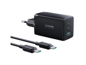 Comprar Joyroom JR-TCG01 Carregador Rápido Triple USB Tipo C/USB 65W Preto Joyroom JR-TCG01 Carregador Rápido Triple USB Tipo C/USB 65W Preto