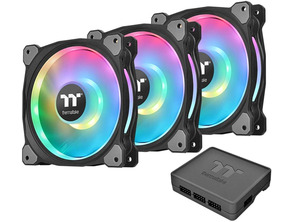 Kit 3 Ventiladores Termaltake Riing Duo 14cm RGB