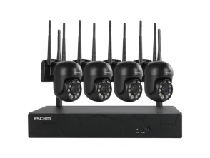 Comprar Kit de Videovigilancia IP Escam WNK614 Wifi 3MP com 4 Câmaras Kit de Videovigilancia IP Escam WNK614 Wifi 3MP com 4 Câmaras