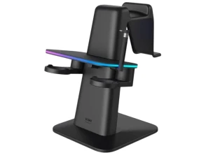 Comprar Suporte Vertical Kiwi Design QC03 RGB com Carga Magnética para Meta Quest 3/Quest 2/Quest PRO Preto Suporte Vertical Kiwi Design QC03 RGB com Carga Magnética para Meta Quest 3/Quest 2/Quest PRO Preto