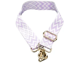 Lanyard Para Móvel Lavanda e Branco - Universal com Cartão para Todas as Fundas
