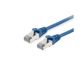LATIGUILLO APANTALLADO S/FTP CATEGORIA 6A 10G OSH 0.25M COLOR AZUL