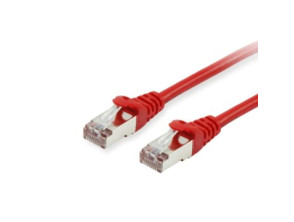 LATIGUILLO APANTALLADO 6A 10G OSH 0.25M ROJO - Marca EQUIP