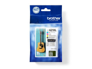 Comprar Cartuchos Tinta Brother MULTIPACK 4 LC421 XL BK/C/M/ Y Cartuchos Tinta Brother MULTIPACK 4 LC421 XL BK/C/M/ Y