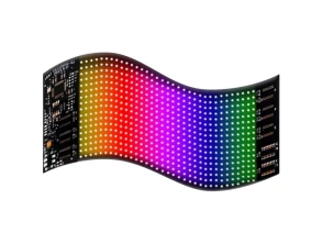 Comprar Tela LED RGB flexível para carro 19 x 96 com Bluetooth Preto Tela LED RGB flexível para carro 19 x 96 com Bluetooth Preto