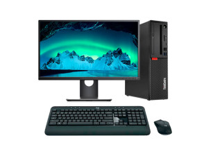 Lenovo ThinkCentre M720S SFF i7 16GB RAM 500GB NVMe 24" Reacondicionado
