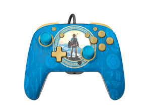 Comprar Mando con Cabo PDP Rematch A Lenda de Zelda Hyrule Blue Mando con Cabo PDP Rematch A Lenda de Zelda Hyrule Blue