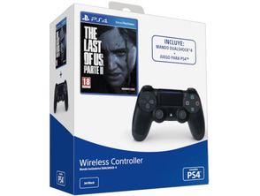 Mando Dualshock 4 Jet Black + The Last of Us II