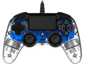 Mando Nacon Compact Wired Illuminated Blue Oficial PS4