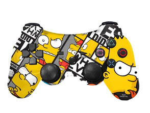 Controle PS3 Indeca sem Fio Simpsons