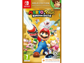 Mario + Rabances Kingdom Battle Gold Edition (Code in a Box) Switch