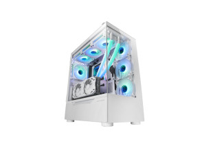 CAIXA ATX Mars Gaming MC-ULT XXL White com Cristal Templado - Sem Fonte