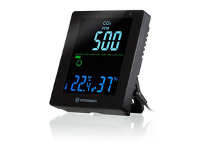 Medidor de CO2 Bresser Smile Monitor Negro