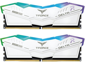 Memoria RAM TeamGroup Delta Branco RGB 32GB (2x16GB) DDR5 6400 MHz