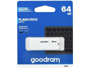 Comprar Memoria USB Goodram 64GB UME2 Branco USB 2.0 Memoria USB Goodram 64GB UME2 Branco USB 2.0