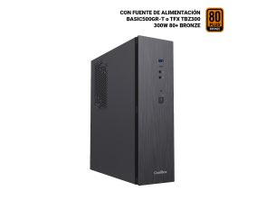 Comprar CAIXA COOLBOX T370-BZ SLIM MICROATX - GPU 251max 2x2.5" LOW PROFILE + FUENTE 300SBZ 80+ BRONZE CAIXA COOLBOX T370-BZ SLIM MICROATX - GPU 251max 2x2.5" LOW PROFILE + FUENTE 300SBZ 80+ BRONZE