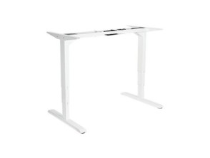 Mesa Elétrica Ergonómica Regulable Dual Motor Equipamento Branco