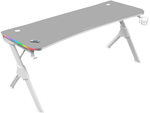 Mesa Gaming Mars Gaming MGD RGB XL Branco 160x60cm
