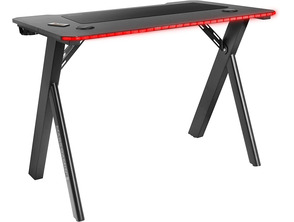 Mesa Gaming Mars Gaming MGD100RGB 100x60x74 cm Negra