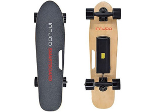 Mini Monopatín Eléctrico Innjoo Electric Small Skate con Control Remoto para Guitarra / Niños