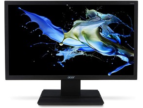 Monitor ACER V206HQLAb diodo EMISSOR de luz 19.5" Preto
