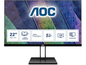 Monitor AOC 22V2Q 21,5 " Full HD Negro
