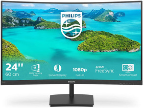 Comprar Monitor Curvo Philips E-Line 241E1SCA 23,6 " Full HD Multimídia Negro Monitor Curvo Philips E-Line 241E1SCA 23,6 " Full HD Multimídia Negro