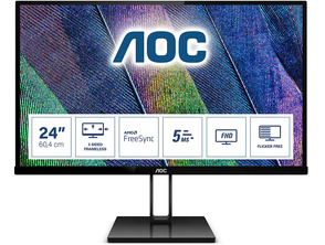 Comprar Monitor Profesional AOC 24V2Q 23,8 " Full HD Negro Monitor Profesional AOC 24V2Q 23,8 " Full HD Negro
