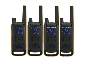Comprar MOTOROLA Talkabout T82 Extreme Quad Pack Negro/Naranja - Walkie Talkie de 4 unidades MOTOROLA Talkabout T82 Extreme Quad Pack Negro/Naranja - Walkie Talkie de 4 unidades