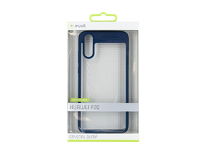Muvit Crystal Case Bump Huawei P20 Azul