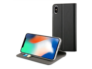 Capa Folio iPhone XS Max Suporte Muvit-Preta