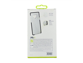 Capa de Vidro Soft Bump Samsung Galaxy Note 9 borda preta