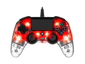 Comprar Nacon Compact Controller Illuminated Red Oficial PS4 Nacon Compact Controller Illuminated Red Oficial PS4