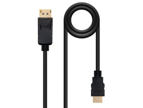 Conversor DisplayPort a HDMI 3m - Alta Definição - Nanocable.