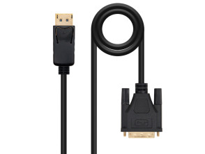 CONVERSOR DE DISPLAYPORT A DVI - Nanocable, 2 metros