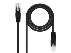 Comprar CABLE DE RED CAT6 0.5M NEGRO | RJ45 UTP NANOCABLE CABLE DE RED CAT6 0.5M NEGRO | RJ45 UTP NANOCABLE