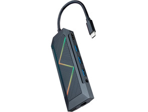 Hub Nanocável USB 3.0 10.16.0901 USB/USB-C/HDMI/RJ45/SD/Audio