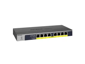 Comprar Switch NETGEAR GS108PP 8 Portos Gigabit Ethernet sem Gerir Switch NETGEAR GS108PP 8 Portos Gigabit Ethernet sem Gerir