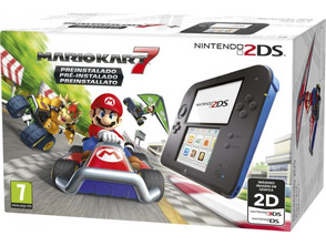 Comprar Nintendo 2DS Azul/Preto + Mario Kart 7 Nintendo 2DS Azul/Preto + Mario Kart 7